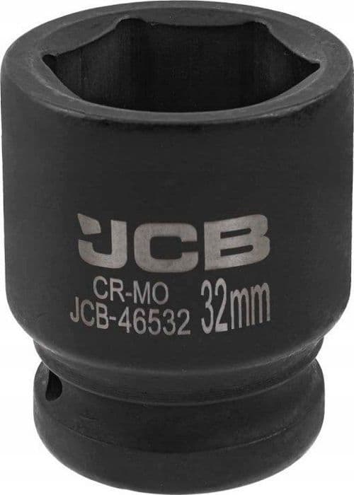 Douilles - embouts Jcb - JCB-46532 - Douille à chocs 3/432mm (6 pans)
