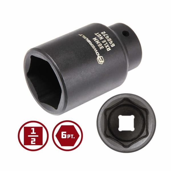 Douiller - Powerbuilt - 648472 - 1/5,1 cm pilot av 30 mm Axelmutternyckel