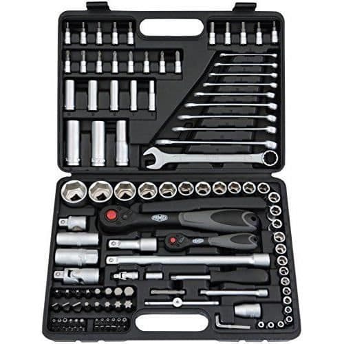 Famex Nyckelsats 120 delar 12,5mm 1/2 och 6,3mm 1/4 4-32mm - 568-FX-46