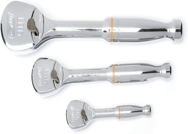 Cliquet - douille Gearwrench - 81206T - Spelande Polerad Nyckelset, 1/4'', 3/8'', 1/2'', 90 Tänder, 3 Delar