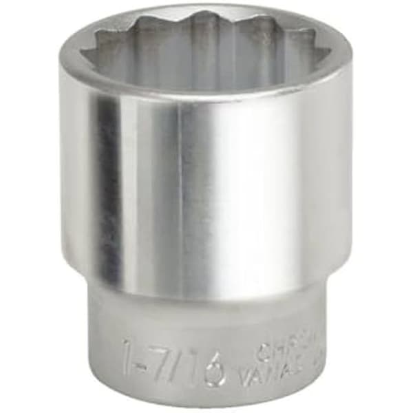 Vasnyckel - KS TOOLS - 12 pans - 37 mm - Stål - Kort modell