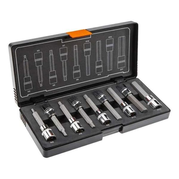 Coffret med 9 1/2-tums hylsor på förlängning NEO TOOLS 08-706