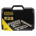 Miniatyrbild 2 av 3: Coffert med hylsor Â½'', uppsättning av 26 delar - STANLEY - FMMT82685-1 - Sexkantig - Stål