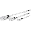 Miniatyrbild 3 av 4: 3-delat nyckelset med spärrhandtag - GEARWRENCH - 81276A-07 - 84 tänder - Flexibel huvud - Stållegering