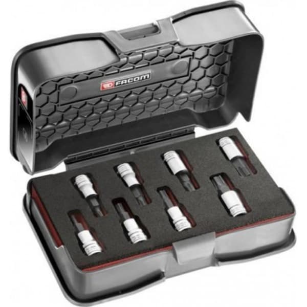 FACOM 6-punkts 3/8 bitars box - OGV® GRIP - 8 bitar