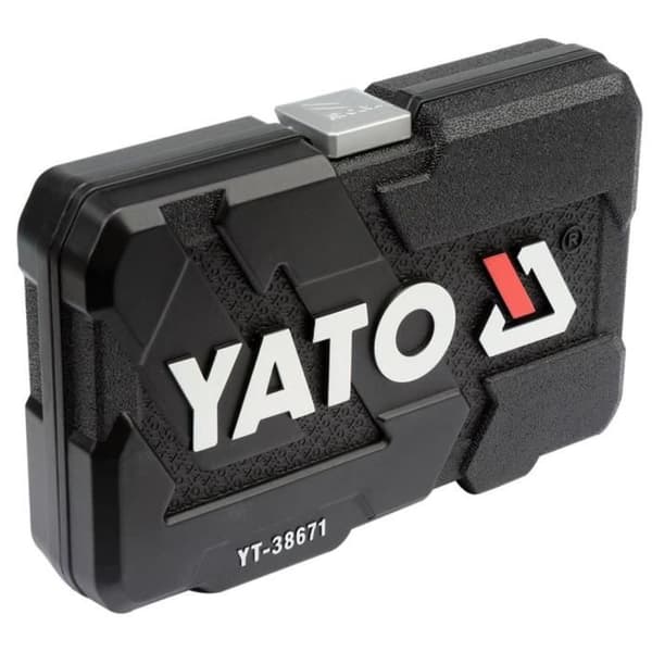 Spärrnyckelsats - YATO - YT-38671 - Krom-vanadinstål - Storlek: 1/2"