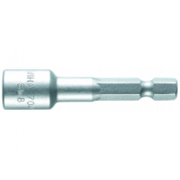 Magnetisk 6-punktshylsa 7 mm - WIHA - Stål - för H-skruvar