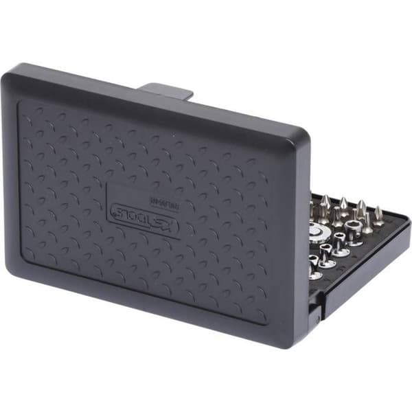 Box med uttag och minispärr - 1/4'' - KSTOOLS - CHROMEplus - 40 st
