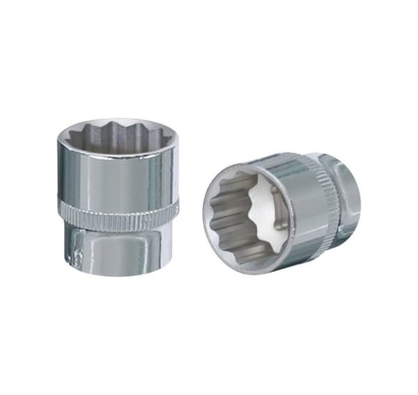 12-punktschuck 1/2" CHROMEplus, hängbricka 19mm, KS Tools