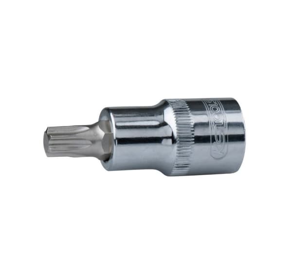 Bitpatron Torx 1/2" CHROMEplus, på hængemærke T45, KS Tools