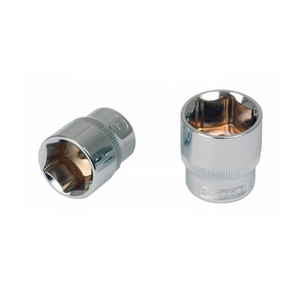 1/2" sekskantpatron CHROME+ 30mm, KS Tools