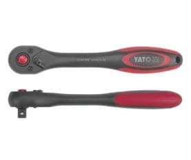 YATO SPÄRRNYCKEL 1/4"" RAK BELAGD - SVART 0290