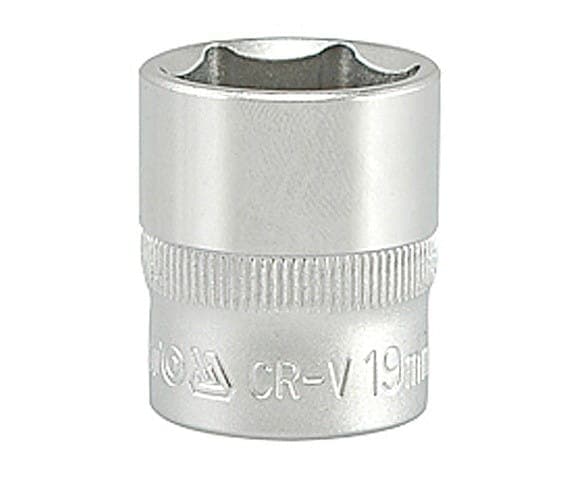 YATO HYLSA 6-VINKEL 3/8" KORT 19MM