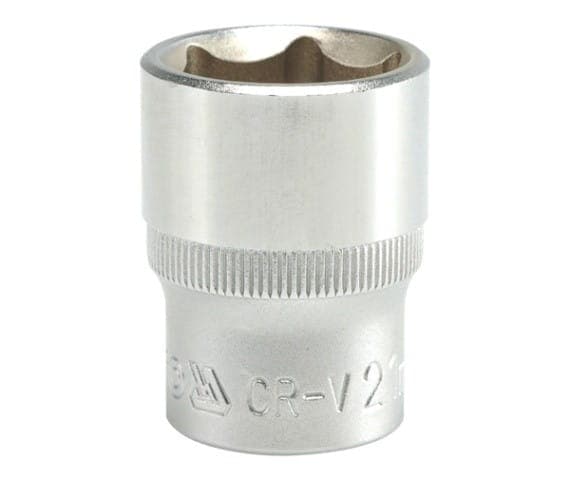 YATO TOPPENØGLE 6-VINKEL 1/2" KORT 21MM