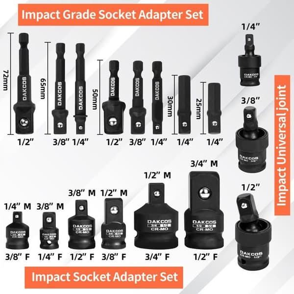 Douilles - ändtoppar Dakcos - SA17PC