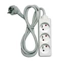 Miniatyrbild 1 av 2: CHACON Power strip 3 uttag 16A 1,5m vit