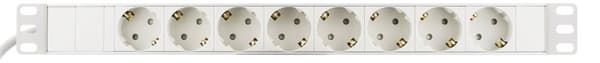 Power strip 8xCEE 7/3 1xCEE 7/7 increased touch protection