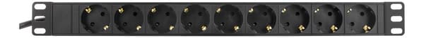 Power strip 9xCEE 7/3 1xCEE 7/7 increased touch protect 3m