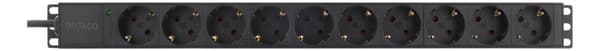Powerstrip 10xCEE 7/3 socket 1xCEE 7/7 connection 3m cable