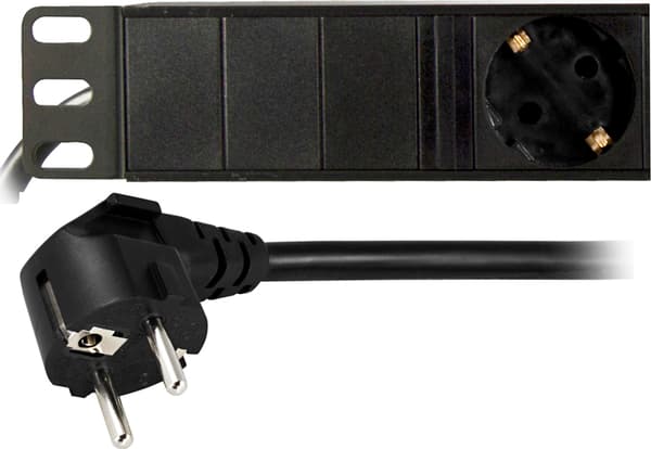 Power strip 6xCEE 7/3 1xCEE 7/7 increased touch protection