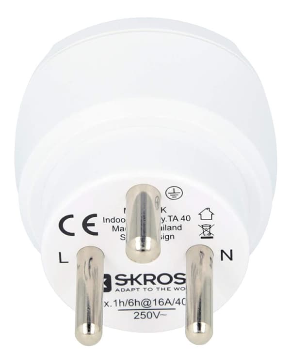 Country Adapter Europe to Denmark