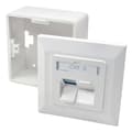 Miniatyrbild 1 av 2: Nätverksuttag 2xRJ45 CAT6