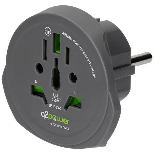 Q2 Power q2-1.100100-TH Reseadapter