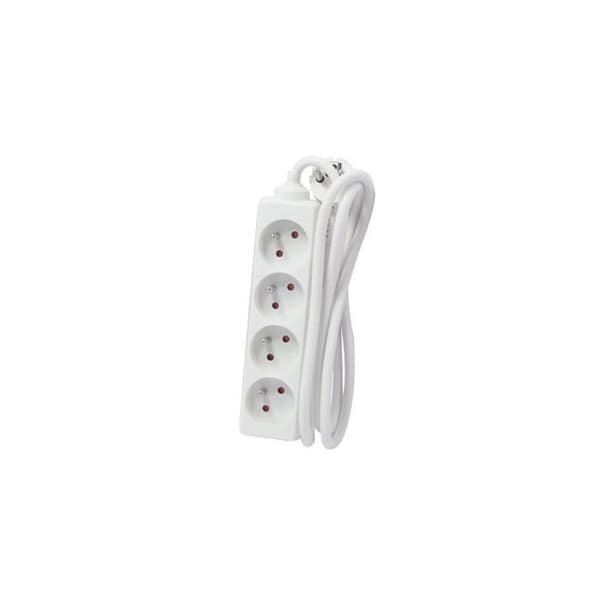 CHACON Eldosa 4 uttag 16A 3m vit