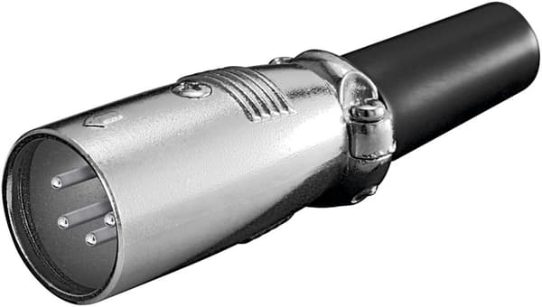 Mikrofonkontakt, 4 pins