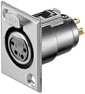 Miniatyrbild 1 av 3: Infällt mikrofonuttag, 4 Pin