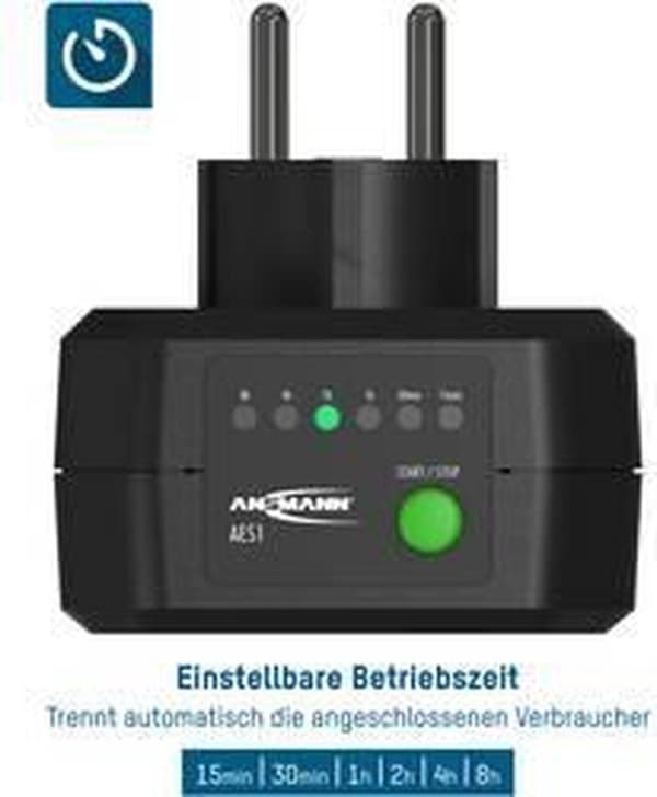 Ansmann-AES-1-Timer-stik-Nul-Watt