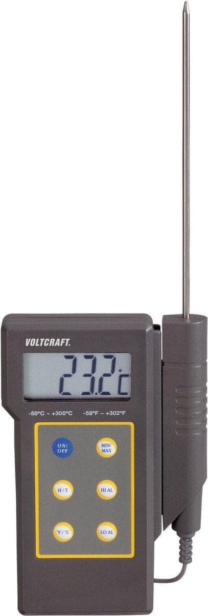 VOLTCRAFT DT-300 Lämpötilamittari -50 - +300 °C Anturin tyyppi NTC