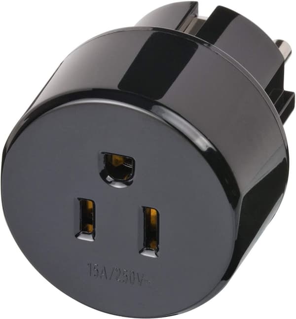 Adapter Travel USA,Japan/jordkontakt (1508520) Sort