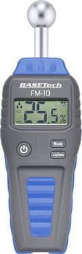 Miniatyrbillede 1 af 4: Basetech FM-10 Materiale fugtmåler Måleområde byggefugt 0,1 til 99,9 %Vol. Måleområde træfugtighed (område) 0,1 til 99,9 % vol.