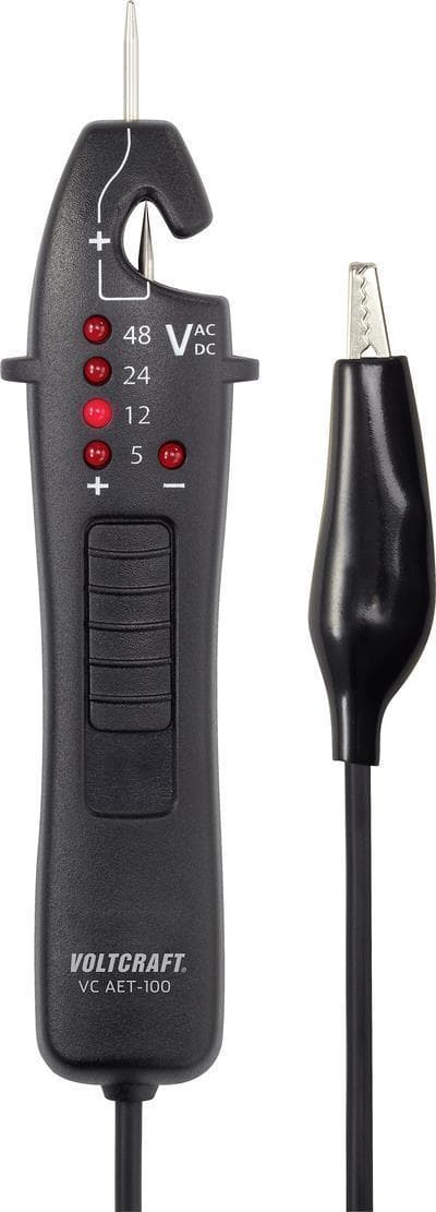 VOLTCRAFT VC AET-100 To-polet spændingstester CAT I LED (VC-11268720)