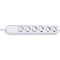 Bachmann SMART - forlængerledning - udgangsstik: 6 (CEE 7/17) - 1,5 m - Tyskland - hvid