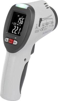 VOLTCRAFT IR-SCAN-350RH/2 infrarød termometer optik 20:1 -50 til +380 °C pyrometer, dugpunktsscanner (IR-SCAN-350RH/2)