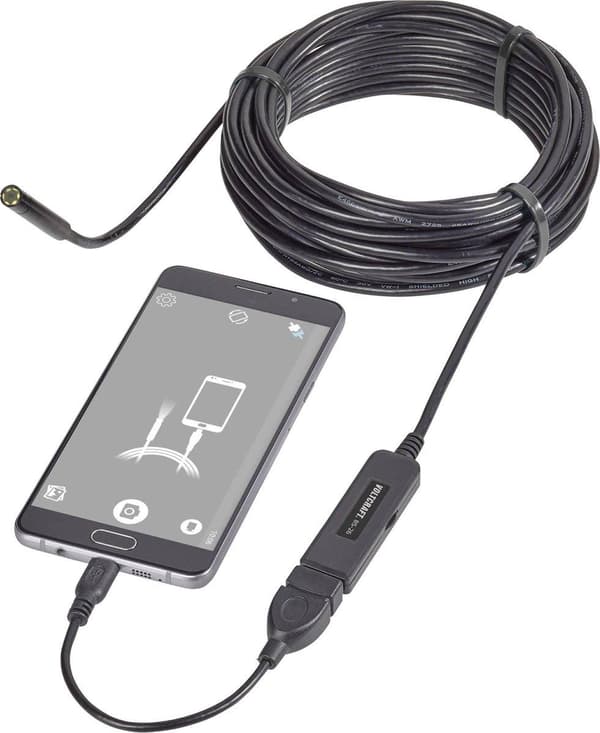 VOLTCRAFT VC-8919590 USB-endoskooppi Anturi: 8 mm Anturin pituus: 9,85 m