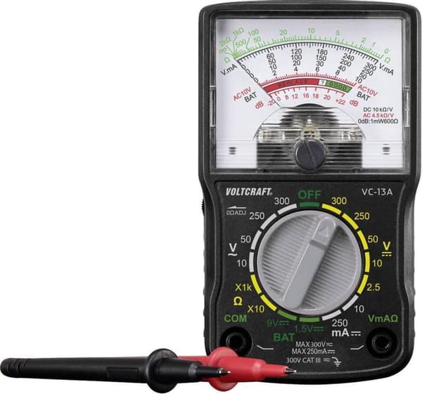 VOLTCRAFT VC-13A Yleismittari Analoginen CAT III 300 V