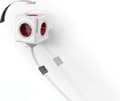 Miniatyrbild 8 av 8: PowerCube Extended Duo USB-uttag - NL/DE (Typ F) - Lämplig för 4 pluggar och 2 USB-portar - Kabel 3 mtr. - Vit grå