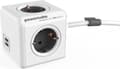 Miniatyrbild 1 av 8: PowerCube Extended Duo USB-uttag - NL/DE (Typ F) - Lämplig för 4 pluggar och 2 USB-portar - Kabel 3 mtr. - Vit grå