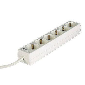 Hama 6-vejs dominostik, hvid