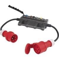 VOLTCRAFT måleadapter [ CEE stik - CEE kobling] DLA-3L 16 (DLA-3L 16)