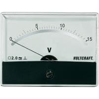 VOLTCRAFT AM-86X65/15V/DC inbyggd mätare AM-86X65/15V/DC rörlig spole