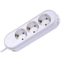 Bachmann SMART - forlængerledning - udgangsforbindelser: 3 (3 x strømtype F) - 1,5 m - hvid (388.270)