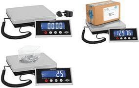 WEDO elektroniske pakkevægte pakke 50 Plus, 50 kg af støbt aluminium, vægtplade af rustfrit stål, tara, justering - 1 stk (50 7605005)