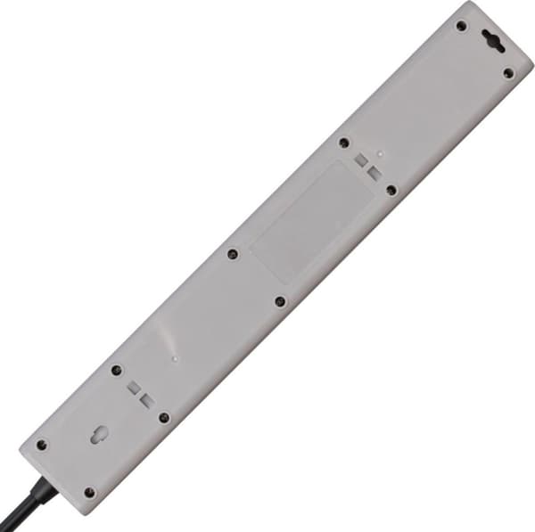 Brennenstuhl 5-vejs strømskinne med USB C strømforsyning og 2 USB 2,4 A (USB C strømskinne til hurtig opladning, 1x USB C strømforsyning, 2x USB 2,4 A