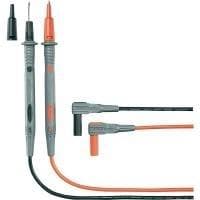 Voltcraft säkerhetstestkabelsats [lamellplugg 4 mm - testspets] 1,2 m svart, röd MS-4N (MS-4N)
