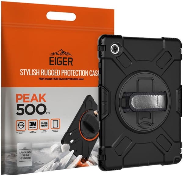 Eiger Peak 500m Samsung Galaxy Tab A8 Fodral Baksida Svart