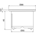 Miniatyrbillede 4 af 4: Bachmann 926.010 PIX 1x brugerdefineret modul plastik sort